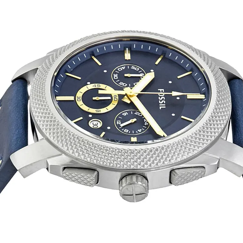 Fossil Machine Quartz Chronograph Blue Dial Men's Watch- FS5262